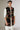 Black Suede & Velvet Floral Printed Indowestern Jacket
