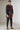 Black Suede & Velvet Floral Printed Indowestern Jacket