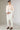 Peach & Off-White Italian Cotton Ombre Indowestern Set
