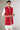 Red Silk Embroidered Indowestern Jacket