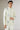 Ivory Linen Hand-Block Printed Bandhgala Jacket